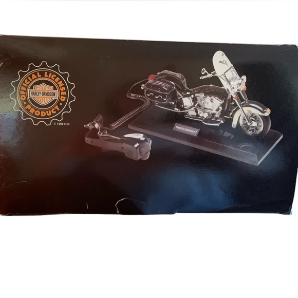 Telemania Black Motor Harley Davidson Telephone New In Box - Picture 4 of 14